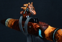 Honduran Rosewood Burl Native American Flute, Minor, Mid F#-4, #G19K